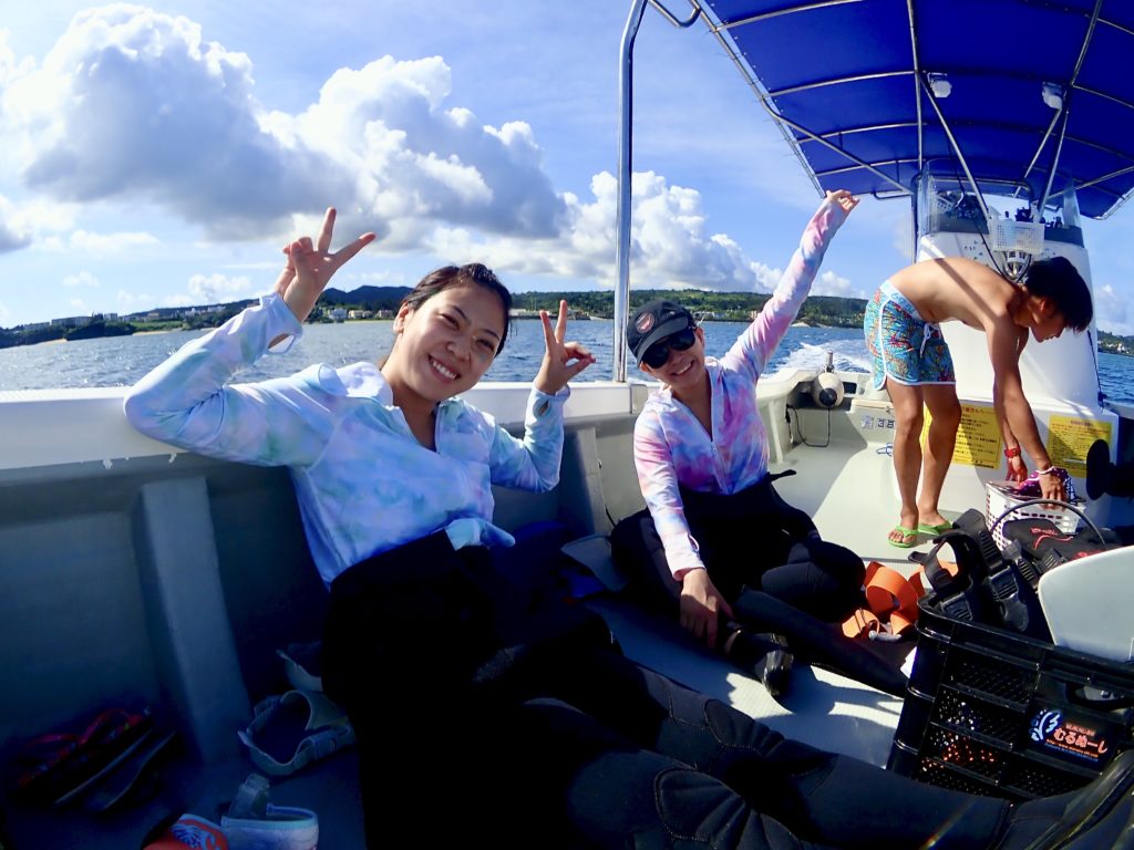 PADIアドバンスライセンス講習 恩納村