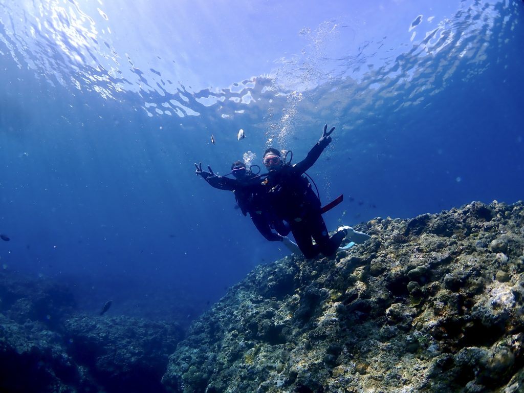 PADIアドバンスライセンス講習 恩納村