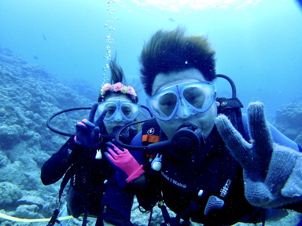 恩納村　ダイビングライセンス