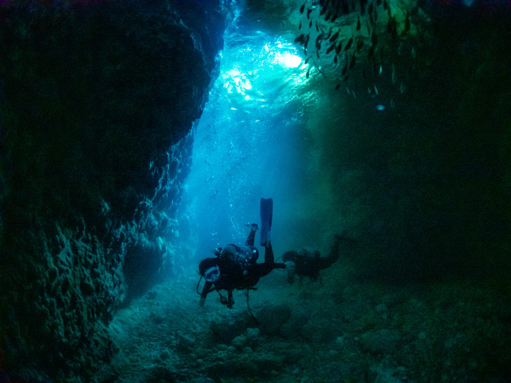 青の洞窟　ファンダイビング