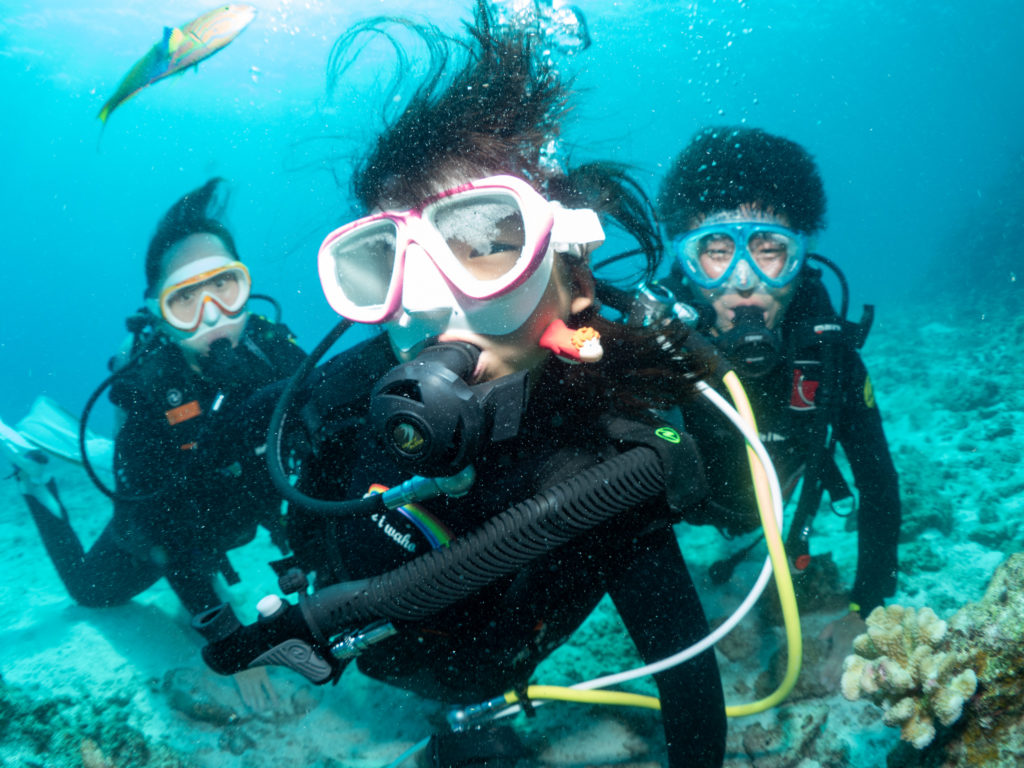水納島　体験ダイビング