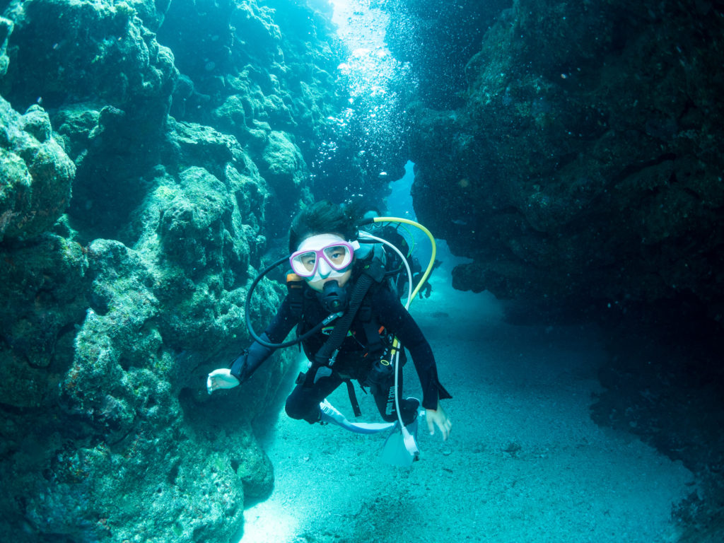 水納島　体験ダイビング