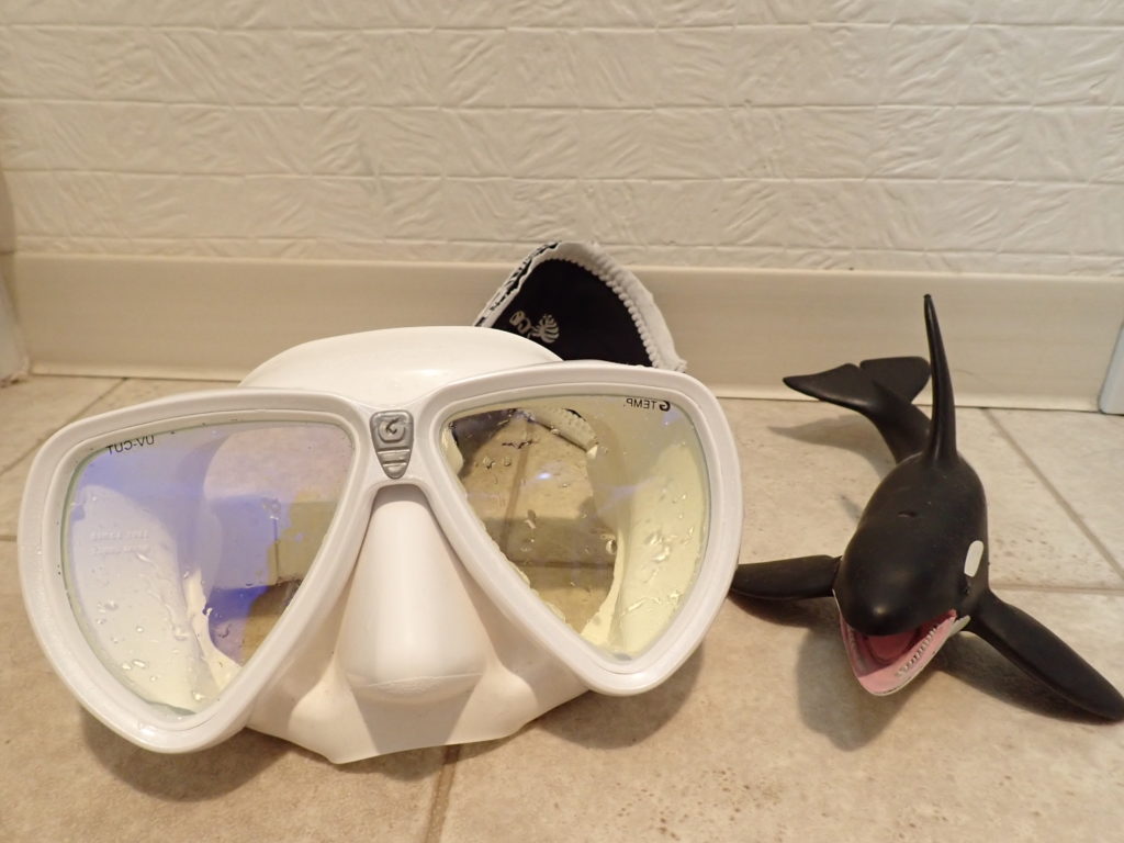 ダイビングマスク お手入れ