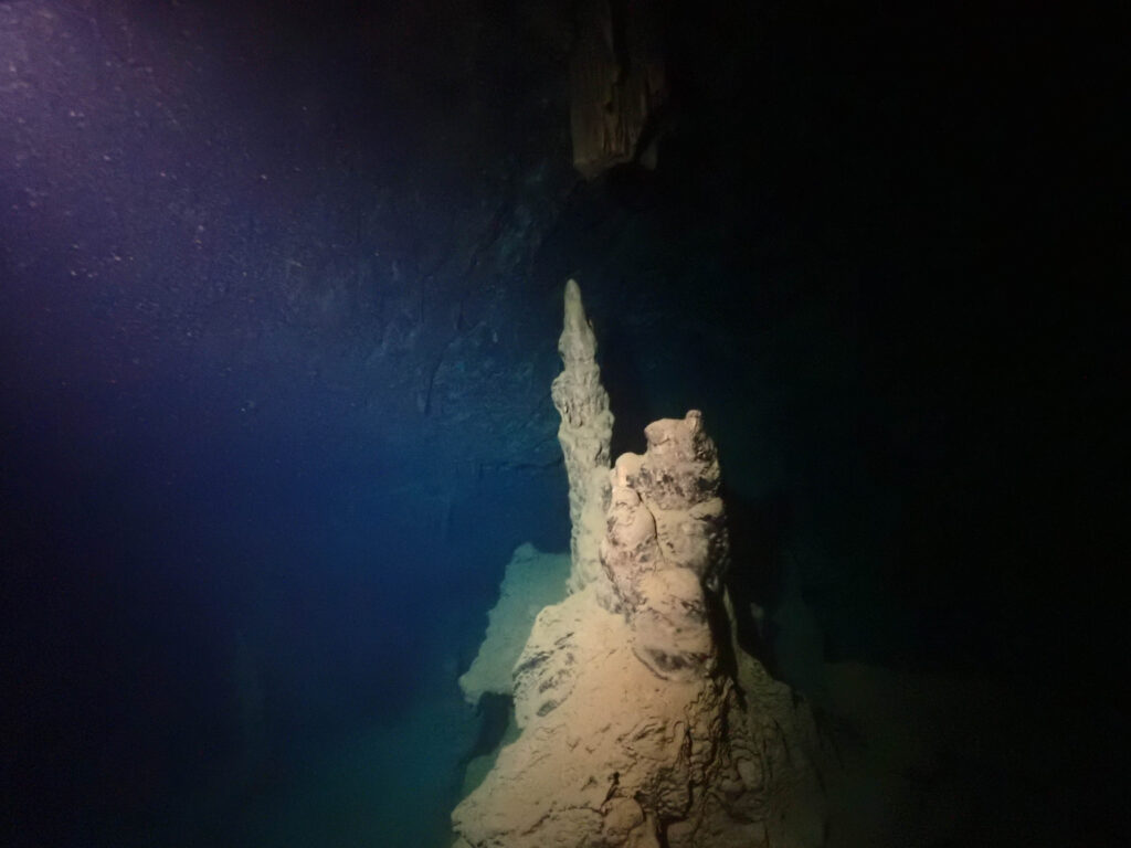 辺戸岬ドーム 水中鍾乳洞