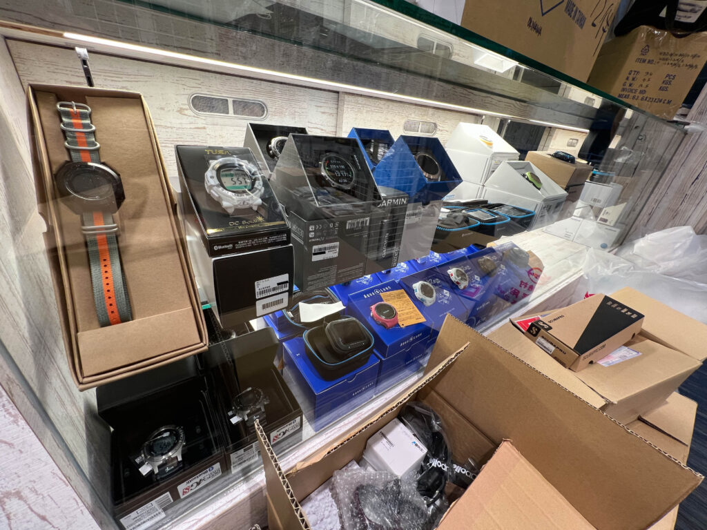 恩納村　ダイビング機器