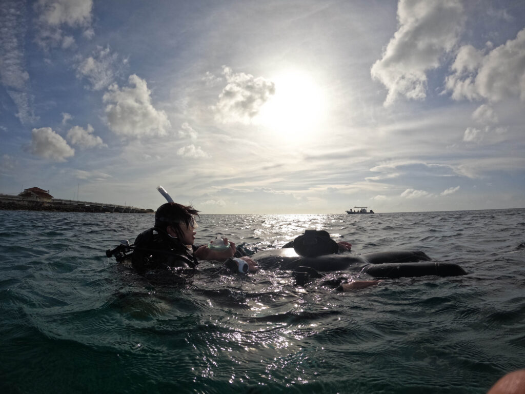 沖縄 レスキューダイバー講習