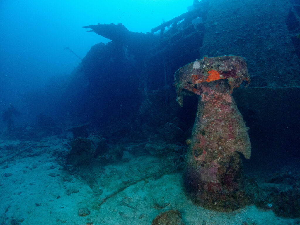 USSエモンズ ダイビング