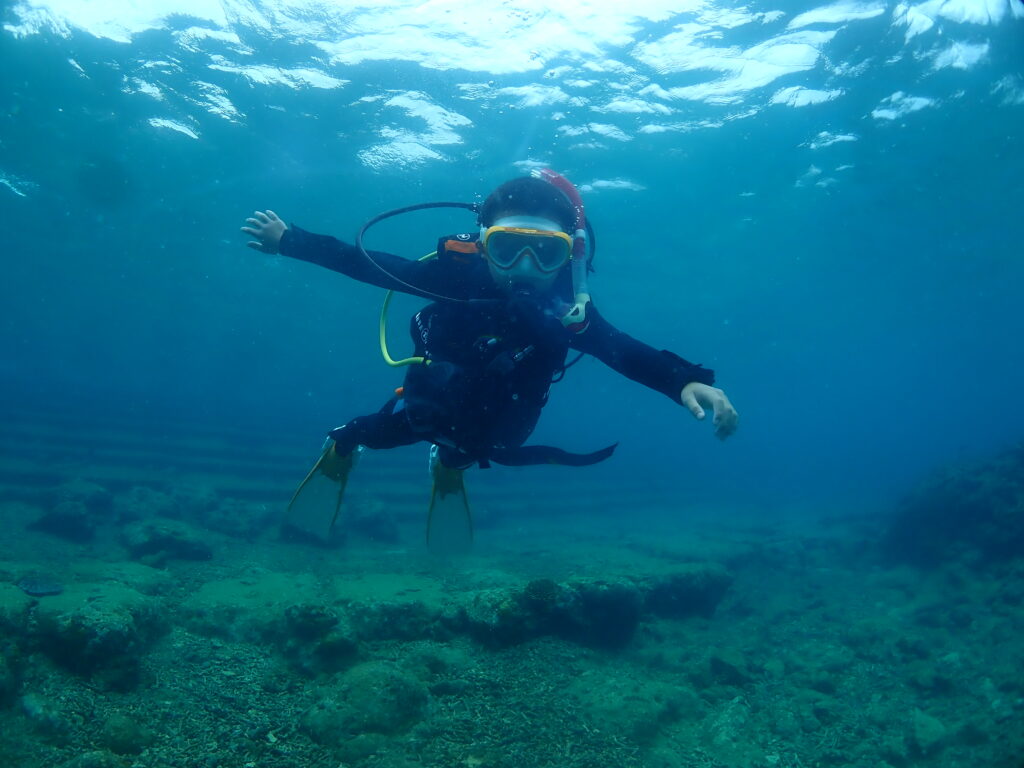 砂辺 オープンウォーター講習